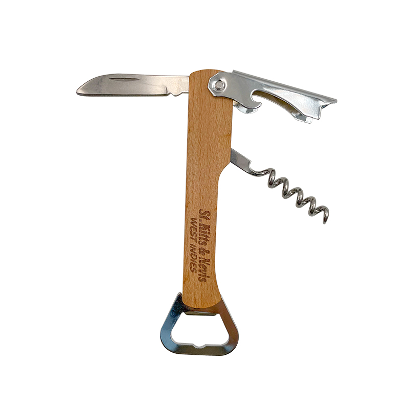 Dark Wood Bottle Opener