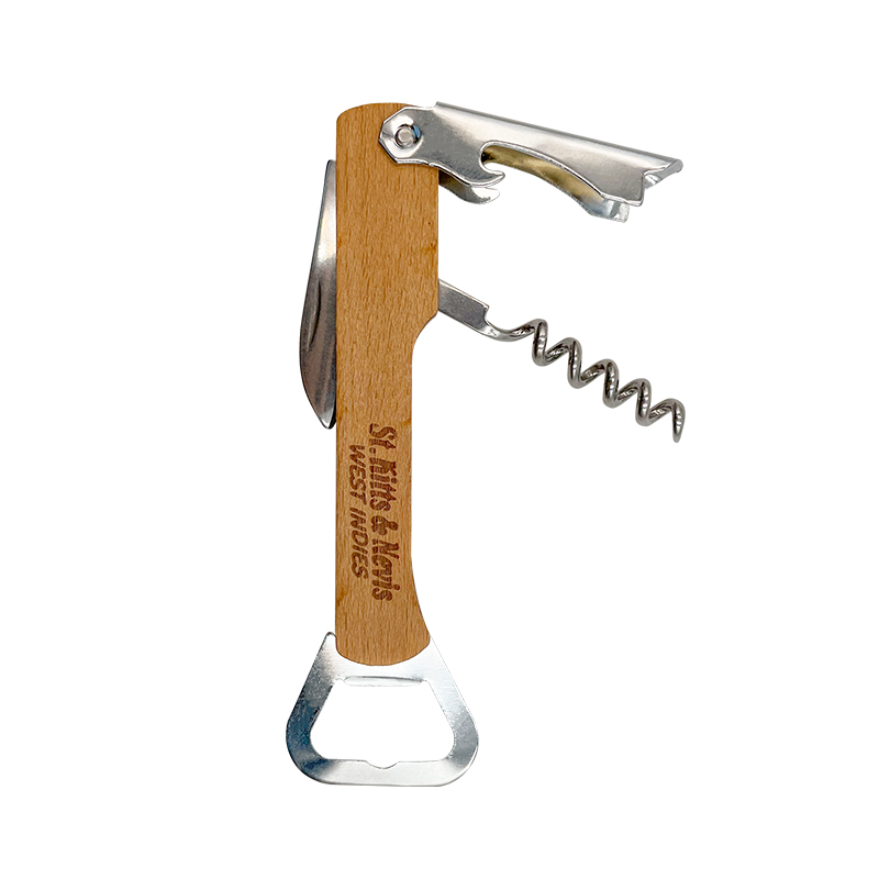 Dark Wood Bottle Opener
